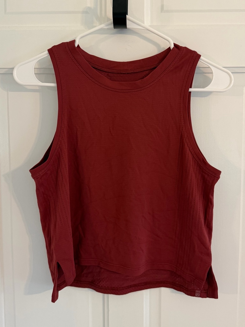 Lululemon High-Neck Split-Hem Running Tank Moonlit Magenta Approx Size 4